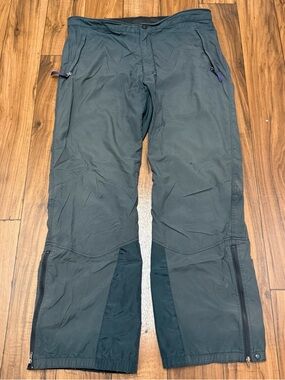 Vintage Patagonia DAS Pants Men 38x31 Gray Nylon Lined Lightweight Outdoor